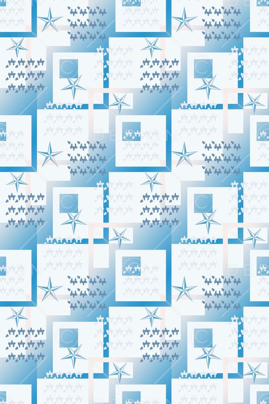 五角星印花华亿平台图片