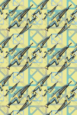 几何印花华亿平台图片