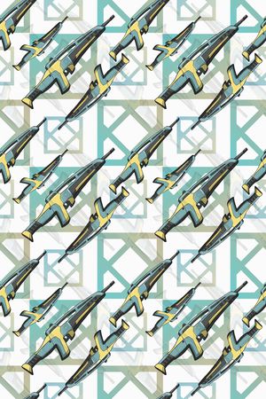 几何印花华亿平台图片