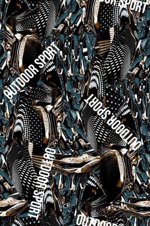 字母印花华亿平台图片