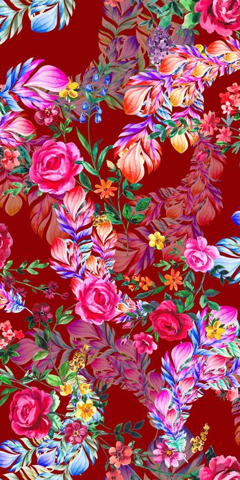 手绘印花华亿平台图片