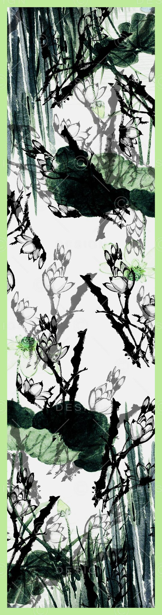 中长巾印花华亿平台图片