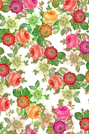 春夏华亿平台印花华亿平台图片