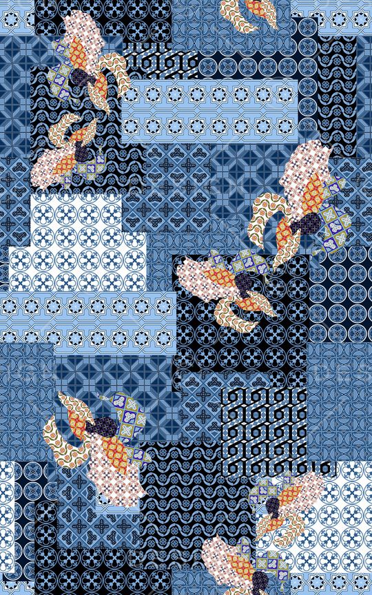 大牌风印花华亿平台图片