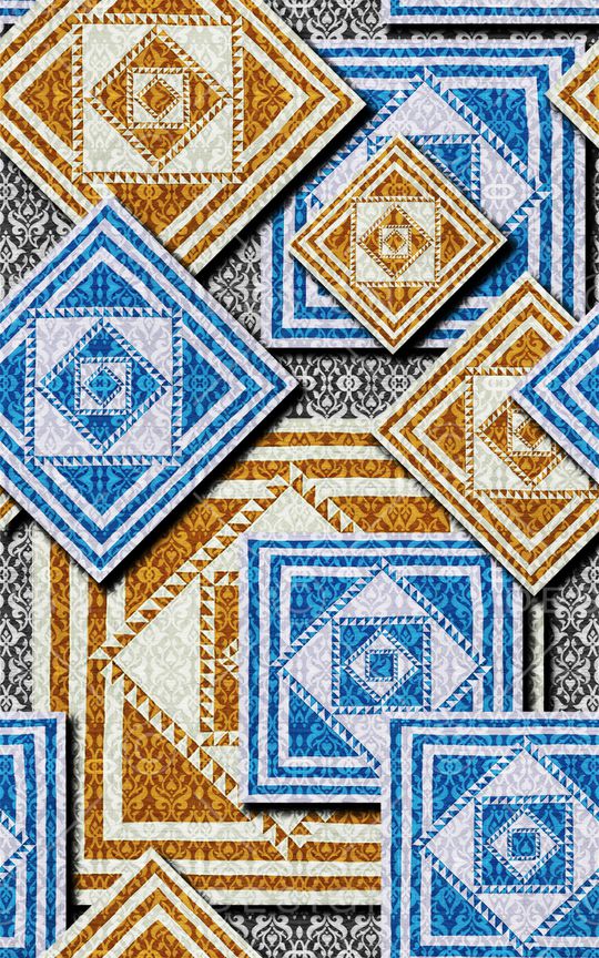 几何印花华亿平台图片