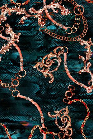 动物纹印花华亿平台图片