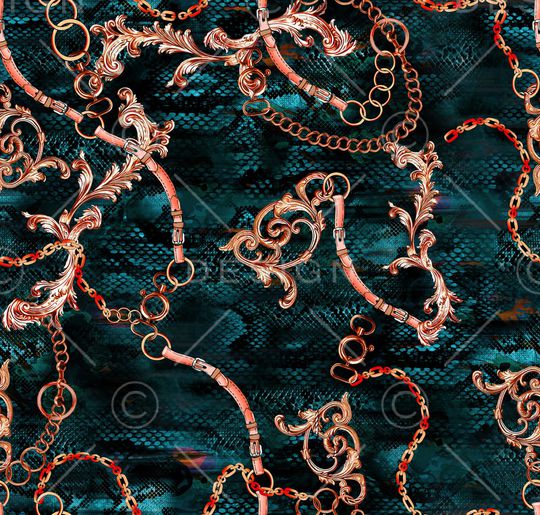 动物纹印花华亿平台图片