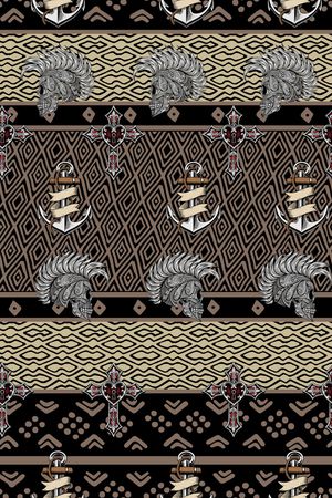 骷髅印花华亿平台图片