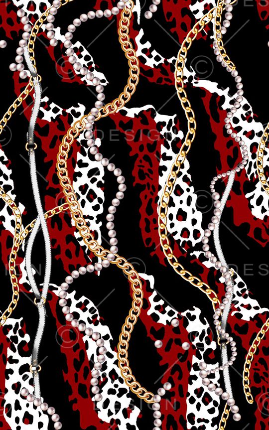 动物纹印花华亿平台图片