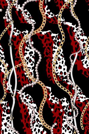 动物纹印花华亿平台图片