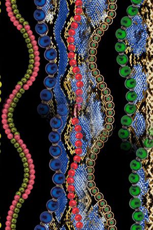 动物纹印花华亿平台图片