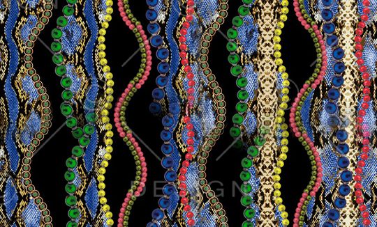 动物纹印花华亿平台图片