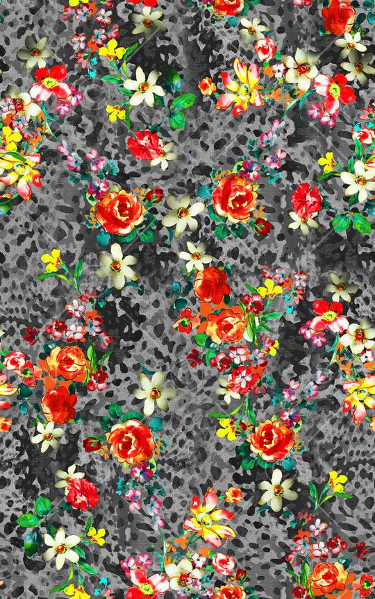 动物纹印花华亿平台图片