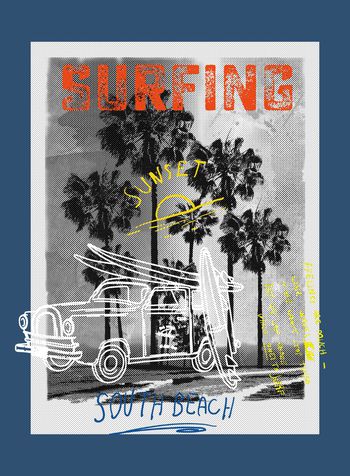 手绘印花华亿平台图片