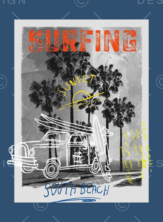 手绘印花华亿平台图片