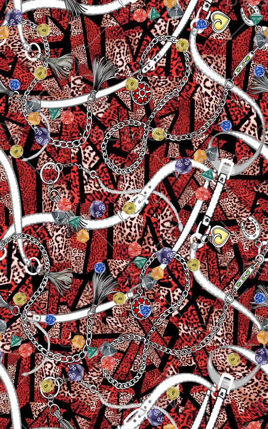 动物纹印花华亿平台图片