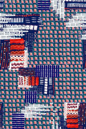 几何印花华亿平台图片