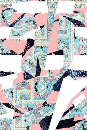 几何印花华亿平台图片