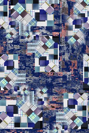 几何印花华亿平台图片