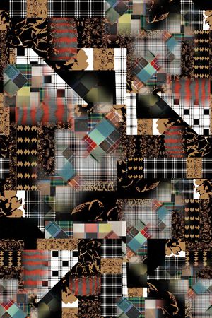 几何印花华亿平台图片