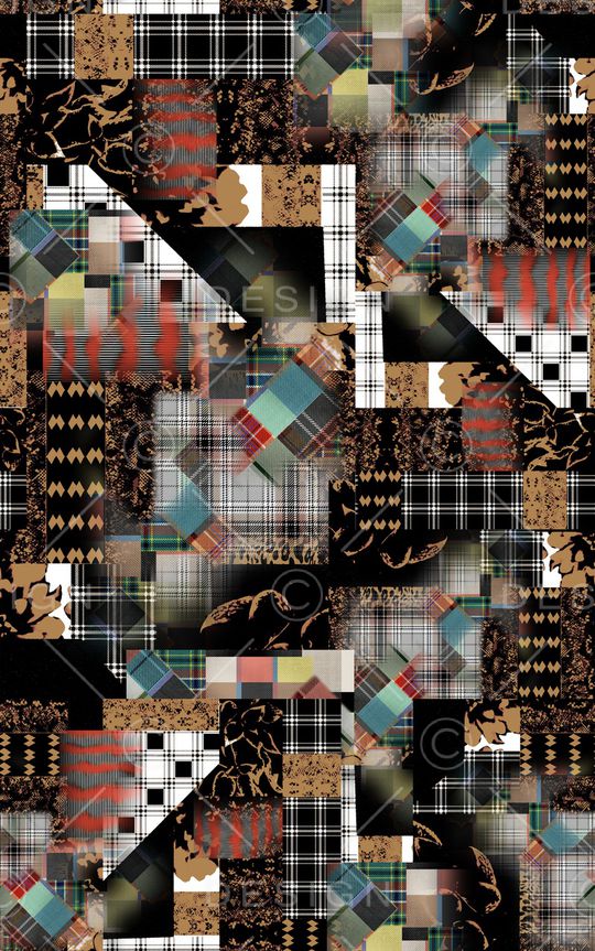 几何印花华亿平台图片