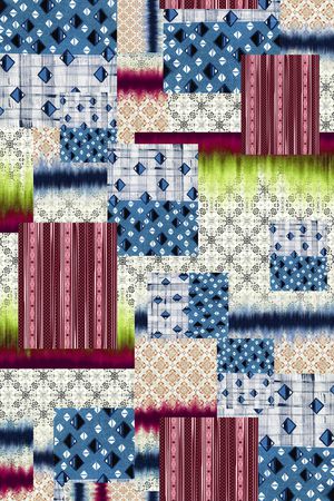 几何印花华亿平台图片