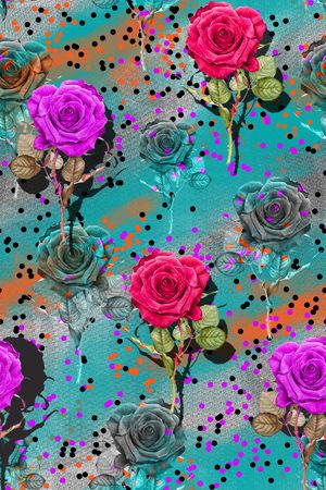 大牌风印花华亿平台图片