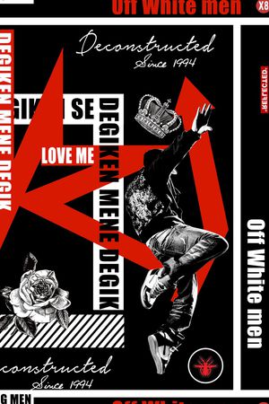 几何印花华亿平台图片