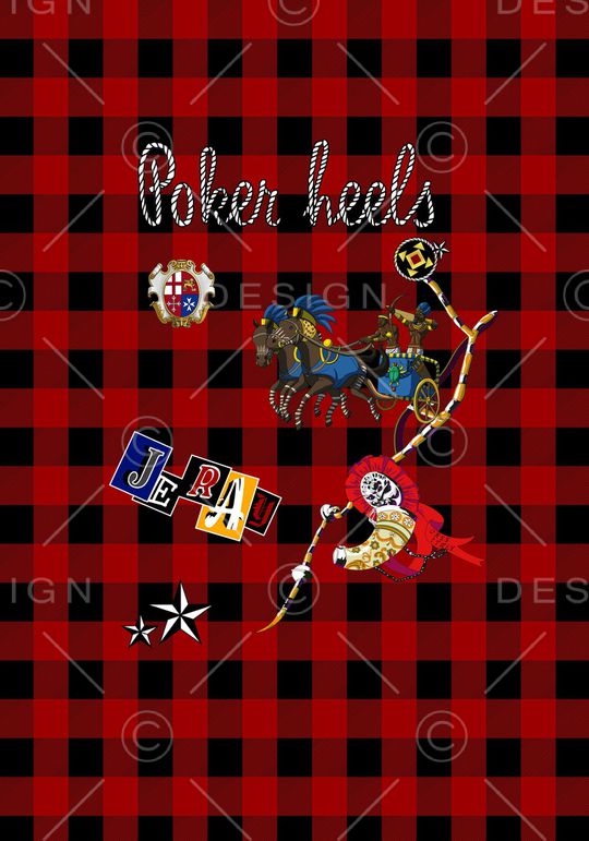 格子印花华亿平台图片