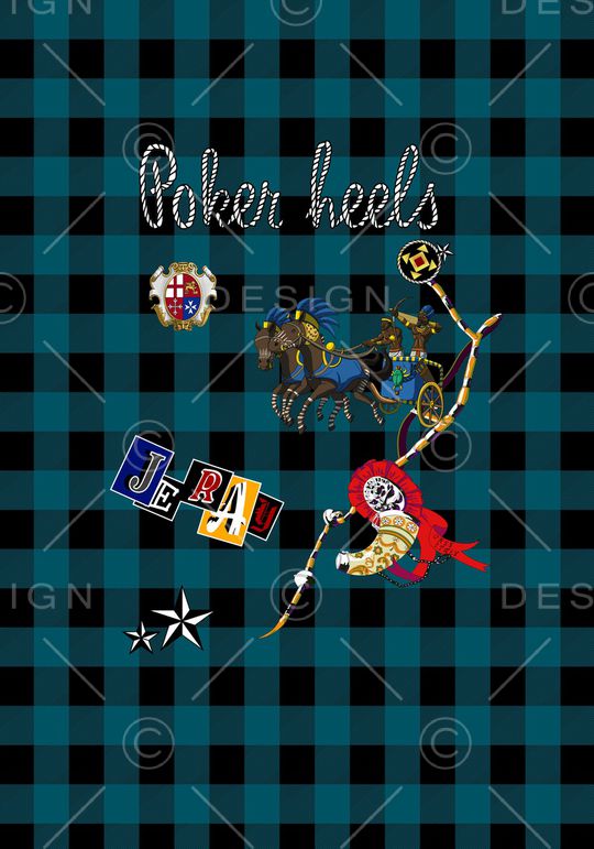 格子印花华亿平台图片