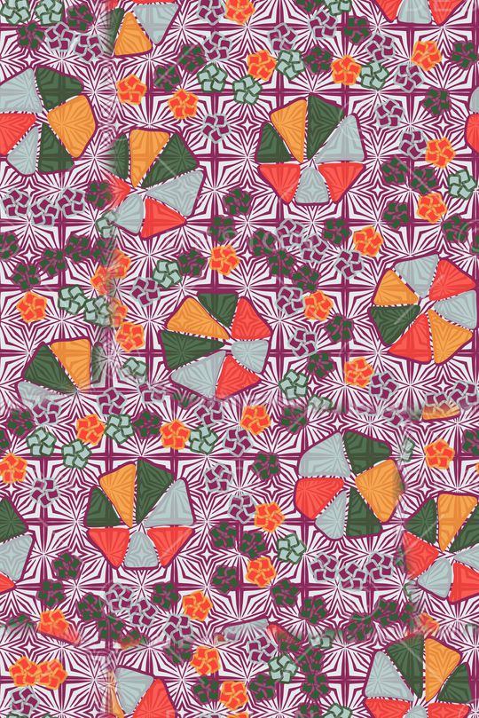 几何印花华亿平台图片