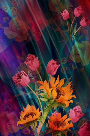 郁金香印花华亿平台图片