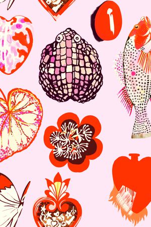 抽象印花华亿平台图片