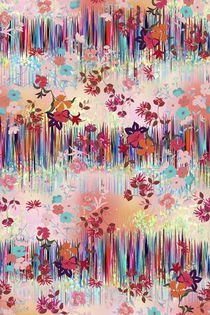 抽象印花华亿平台图片