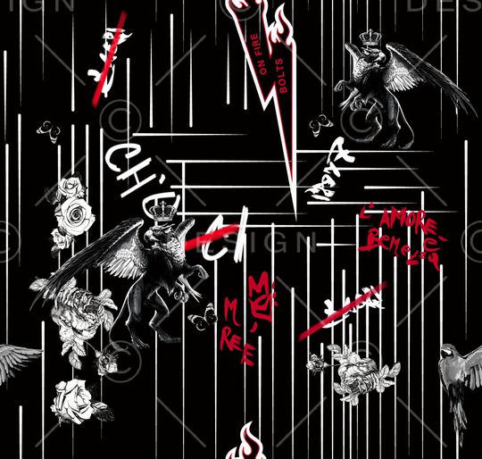 字母印花华亿平台图片