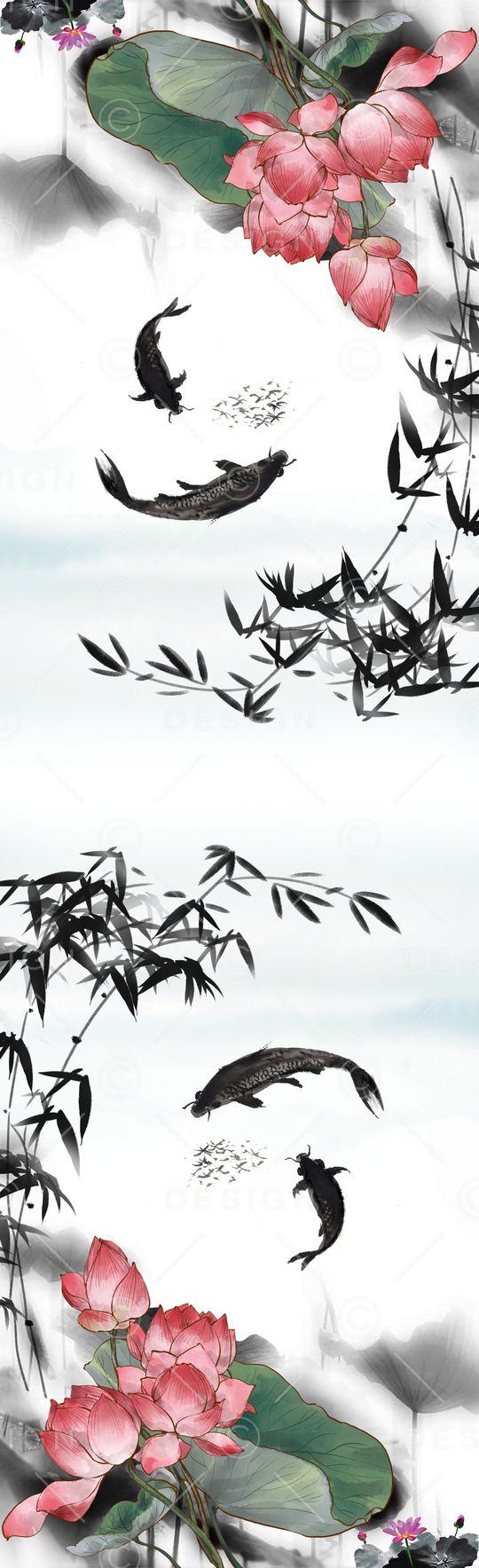 鱼印花华亿平台图片