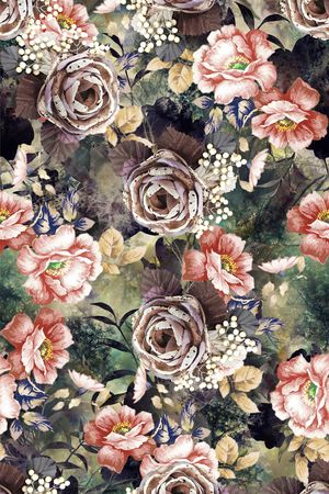 抽象印花华亿平台图片