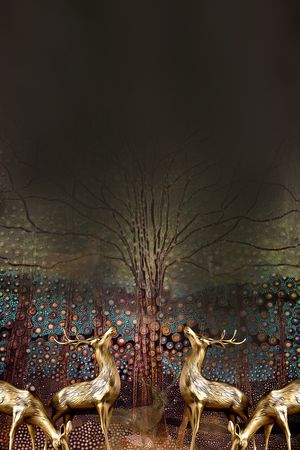 鹿印花华亿平台图片