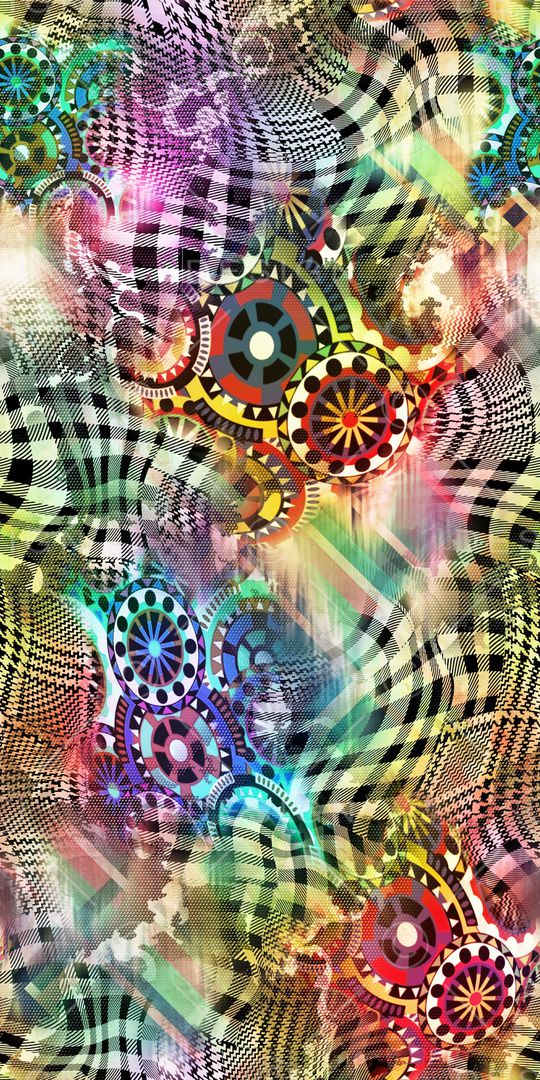 几何印花华亿平台图片