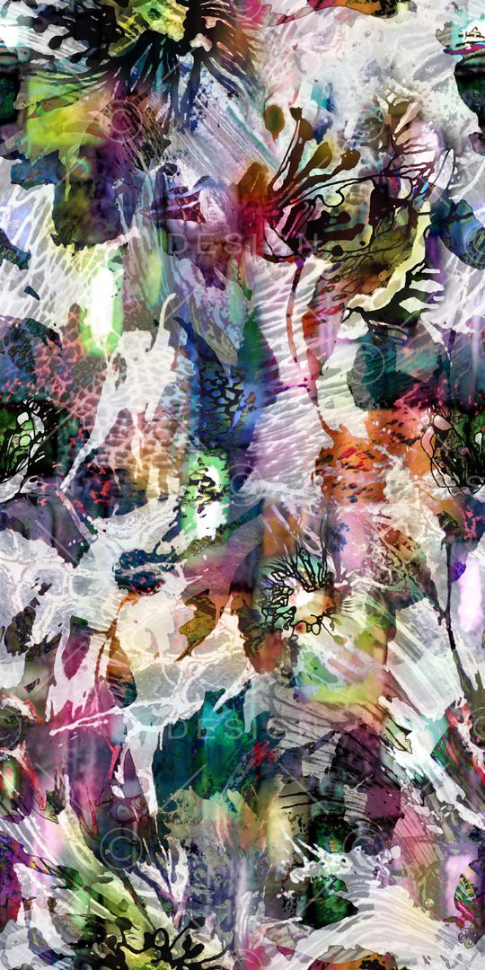 抽象印花华亿平台图片