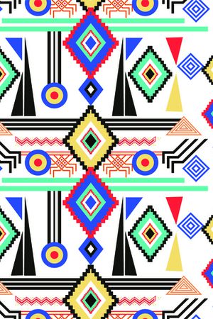 几何印花华亿平台图片