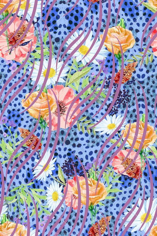 动物纹印花华亿平台图片