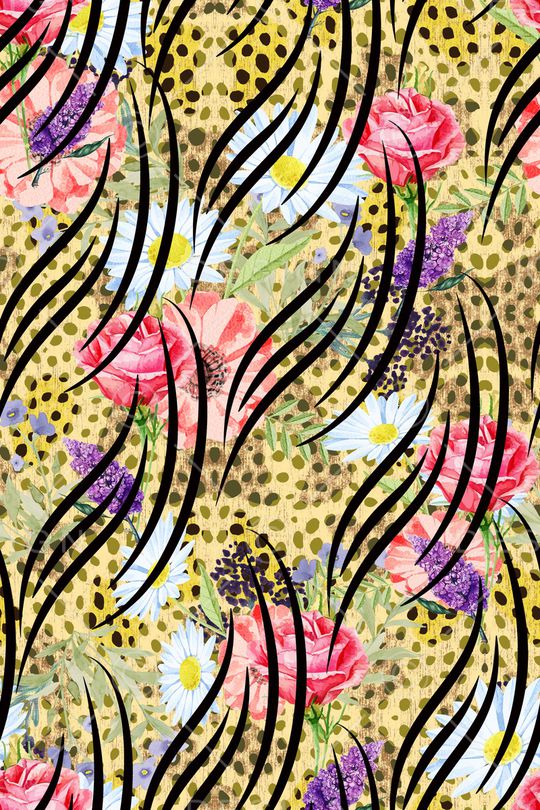 动物纹印花华亿平台图片