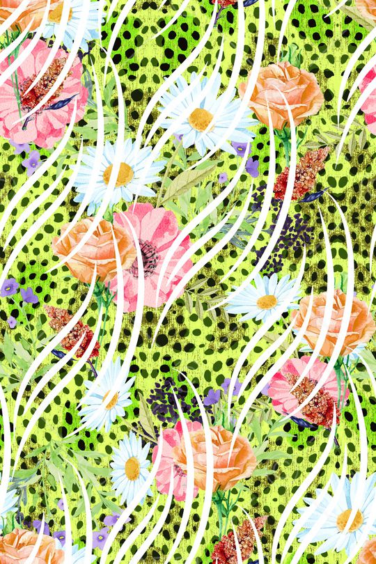 动物纹印花华亿平台图片