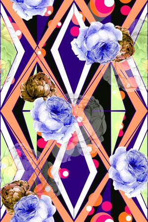 几何印花华亿平台图片