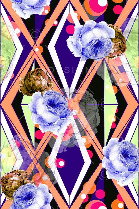 几何印花华亿平台图片