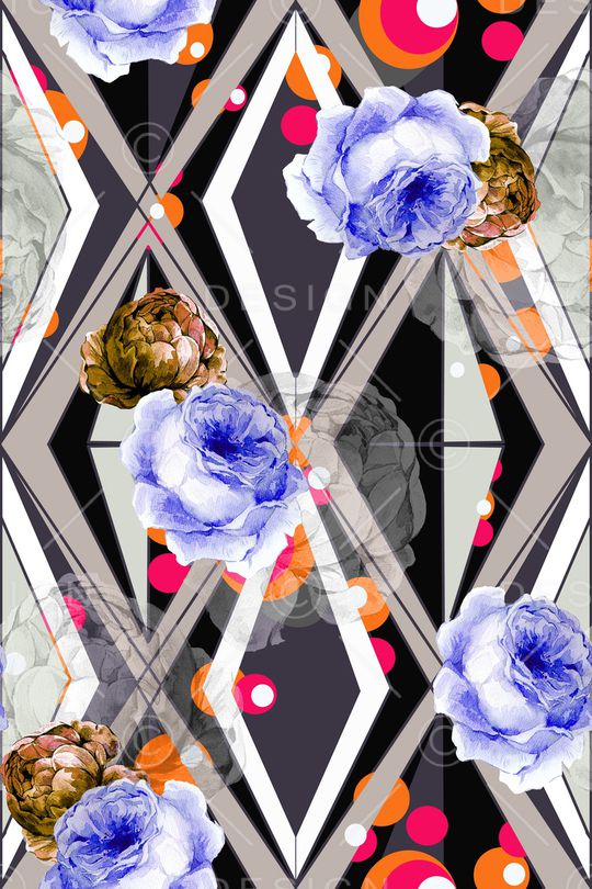 几何印花华亿平台图片