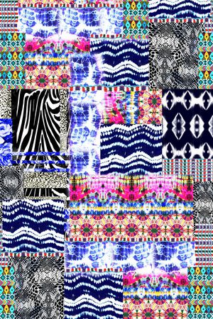 扎染华亿平台印花华亿平台图片