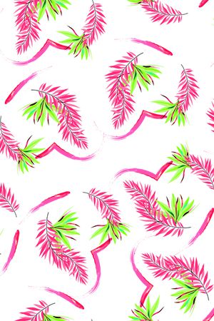 抽象树叶印花华亿平台图片