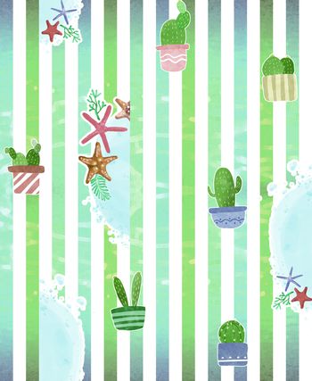 1211168-仙人球  卡通1